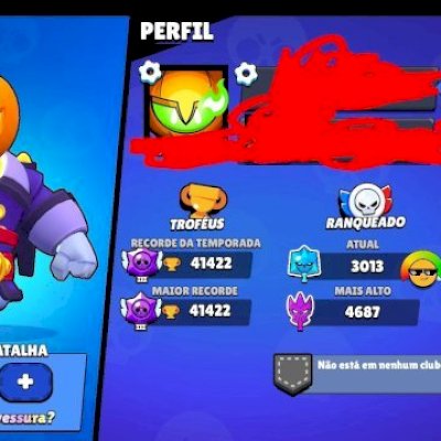 Estou vendendo conta antiga de brawl