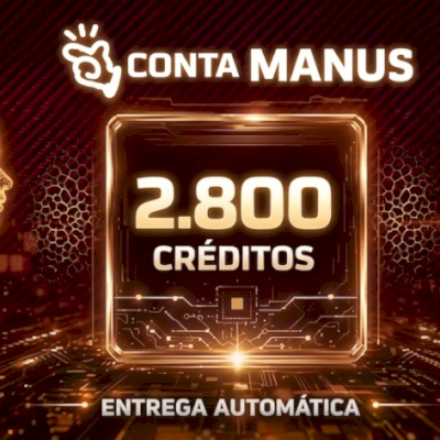 Conta Manus Ia 2800 Creditos - Melhor Preço - Entrega Rápida