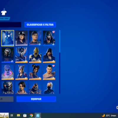 conta antiga com varios passes raros,mochilas etc...