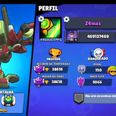 Conta Upada de Brawl (2 anos de jogo, 38.5K de Troféus) NEGOCIÁVEL