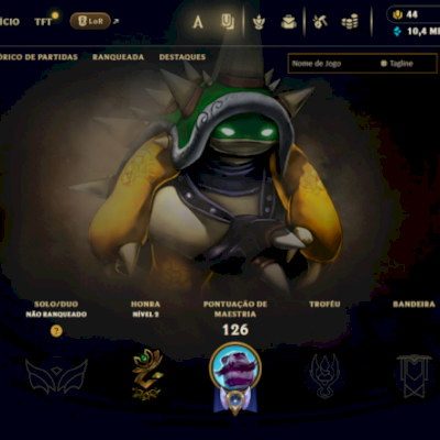 CONTA LOL 100% SEGURA | FULL ACESSO RAMMUS REI | 34 SKINS | CONTA 2012
