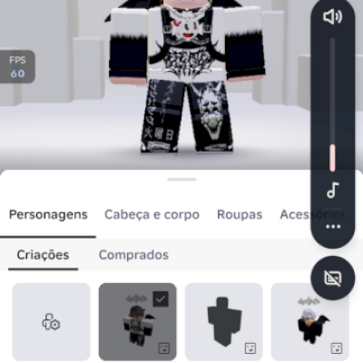 Conta com skin básica