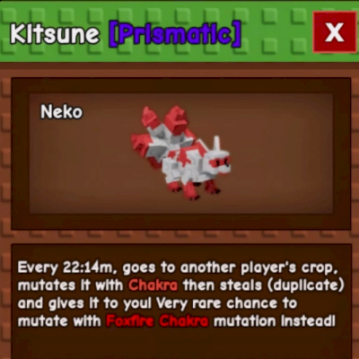 (KITSUNE)Grow a garden pets BRTS(89deDCNT)!ELA É ENTREGUE EM 15 DIAS PRA EU CMP!