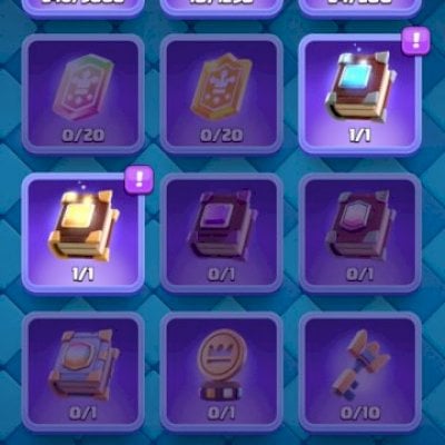 Conta 14 quase full, tem todas cartas liberadas.