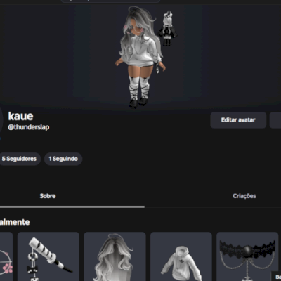 conta do roblox de 2011 com skin e progresso