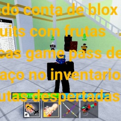 Vendo conta do roblox (blox fuits) com game pass