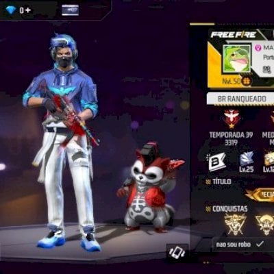 Conta gemada free fire