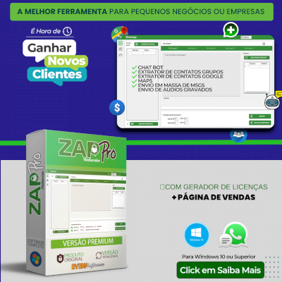 Venda Mais com ZAP Pro Wasender! 🚀📲 - ONLINE 🟢