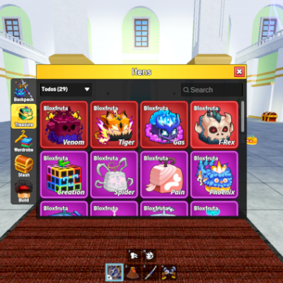 Conta Blox Fruits Varias Frutas + God Human + Level 2600