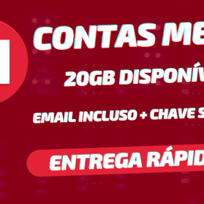 CONTAS MEGA 20GB + CHAVE SECRETA + EMAIL INCLUSO (ALTA QUALIDADE) FULL ACESSO