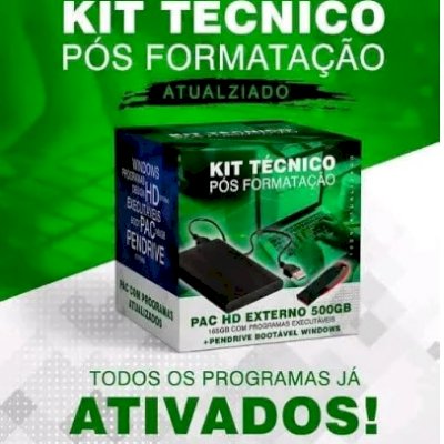 Pack Pós Formatação - Completo - Atualizado - Entrega Imediata