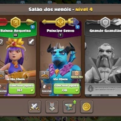 vendo conta de COC cv10 quase full, e cv9 quase full 10R$