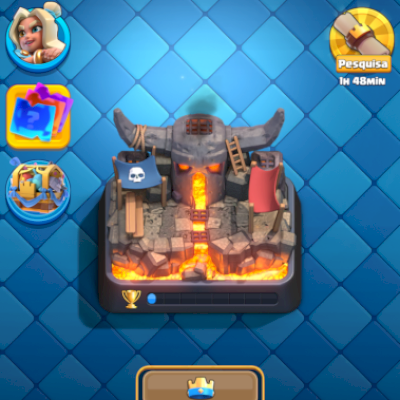 Vendo conta arena 6 com cavaleiro héroi nível 8 e skin de torre