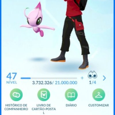 Conta pokémon go NV 47,868 shinys,62 shundos