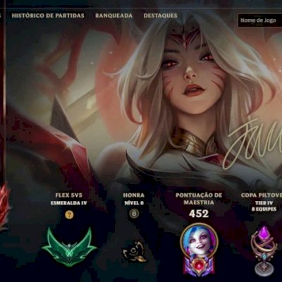 Conta League of Legends com Ahri Lenda Imortalizada Autografada