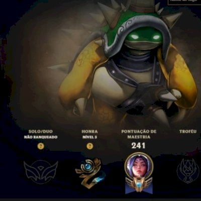 CONTA LOL 2012 - RAMMUS REI - SKINS RARA - ENTREGA AUTO - NIVEL 32, CONTA RARA