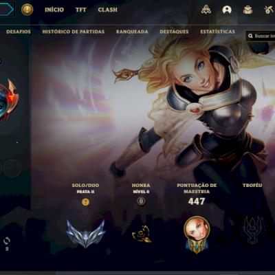 Conta prata 2 +114 campeões +109 Skins Nivel 388 +1 Conta lvl 26 Bonus