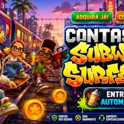 CONTAS SUBWAY SURFERS COM TUDO INFINITO (FULL ACESSO)