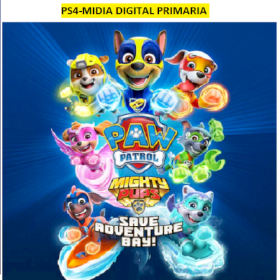 Patrulha PATA Os Cachorrinhos salvam a Baía PS4 MIDIA DIGITAL PTIMARIA