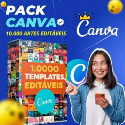 Pack Canva +de 10.000 posts prontos