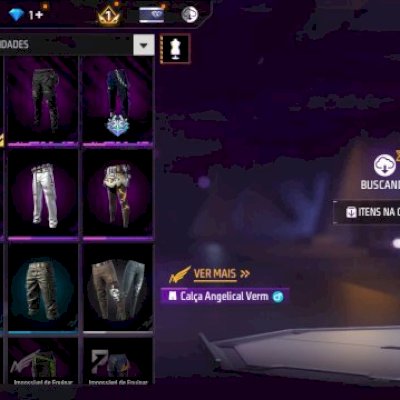 Conta de ff falida com anjo vermelho