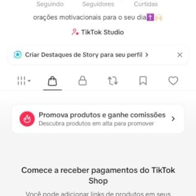 CONTA DO TIKTOK COM SHOP ATIVO +2,5K SEGUIDORES +24K CURTIDAS (ENGAJAMENTO REAL)