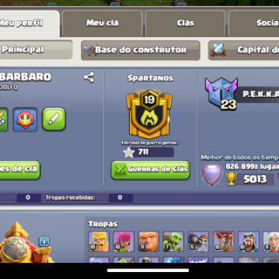 Clash of clans CV 16 60% full