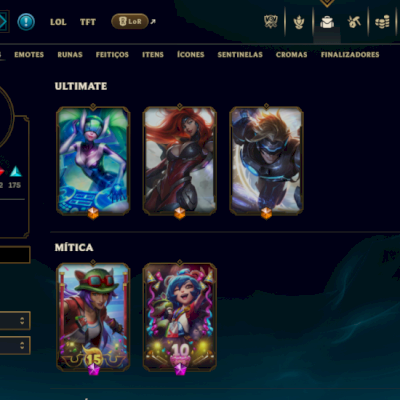 Conta LoL (Level 547) +450 skins contendo URF Warwick, KAYLE JUIZA