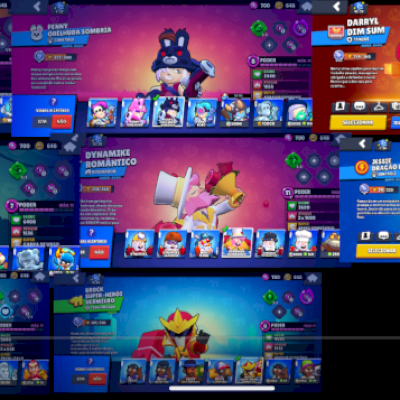 CONTA DE BRAWL COM SKINS ANTIGAS