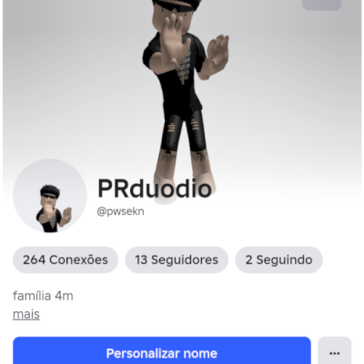 Vendo minha conta de Roblox