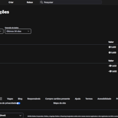 VENDO CONTA ROBLOX! conta única quero de desfazer por que nao vou usar.