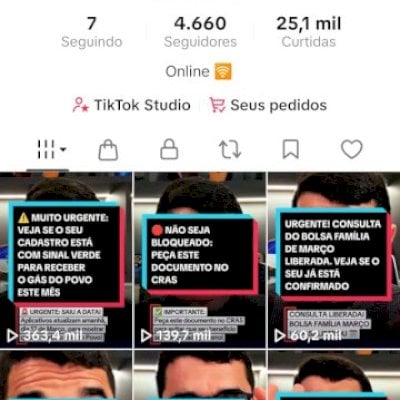 [VENDA] Conta TikTok News/Benefícios – 4.4k Seguidores – TikTok Shop ATIVO
