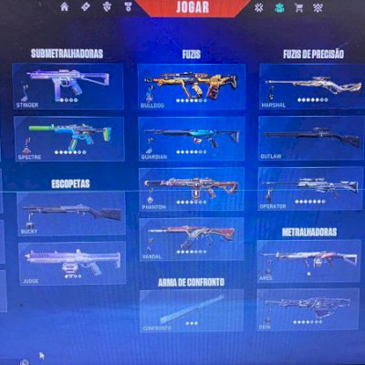 CONTA PLATINA, 57 SKINS, LVL 191, 1530 INVESTIDOS, TODOS OS AGENTES