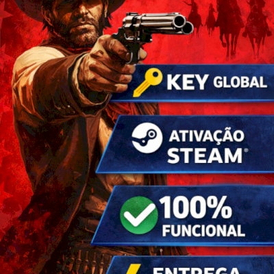 RED DEAD REDEMPTION Global Key 100% Funcional | Ativação na Steam