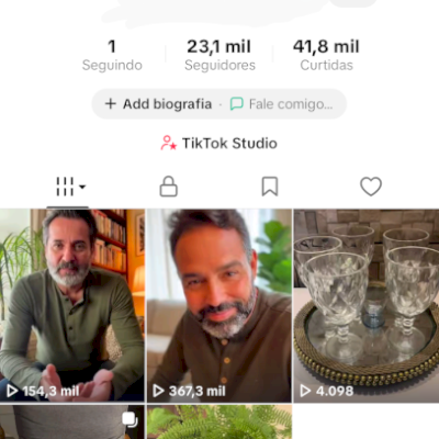 Conta de tik tok 23k de seguidores