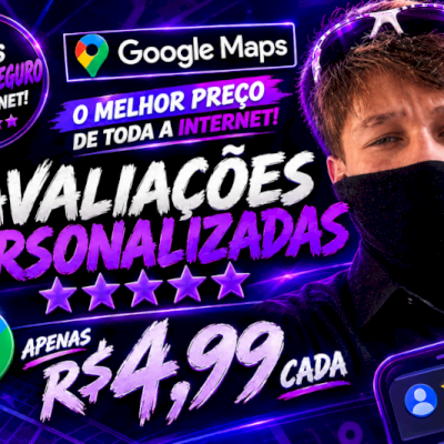 ⭐️ COMPRAR AVALIAÇÕES | 📍 GOOGLE MAPS | ✅️ 5 ESTRELAS PERSONALIZADAS e SEGURO!