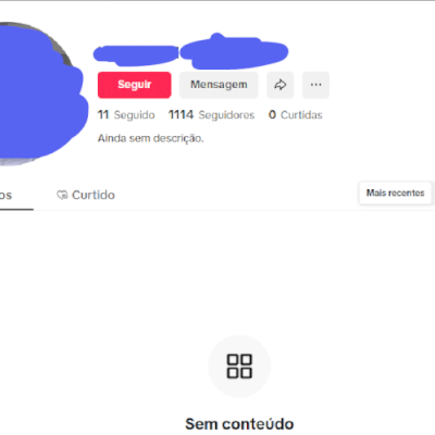 CONTAS DE TIKTOK COM +1000 SEGUIDORES!!!