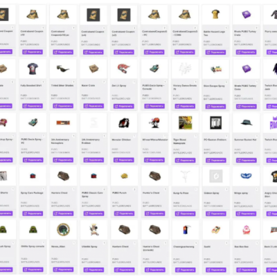 PUBG TWITCH DROPS - 12 SKINS DROPS