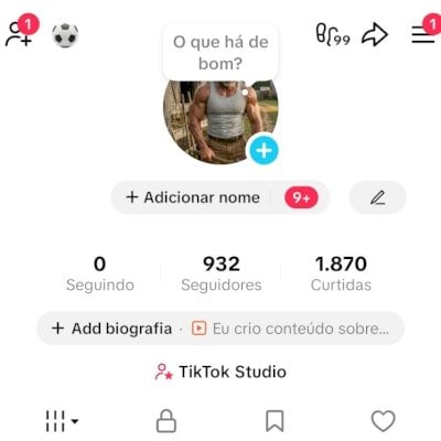 CONTA TIK TOK 932 SEG E 1,8K DE CURTIDAS (CONTAS TIK TOK)