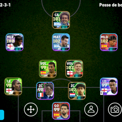 Conta Efootball Força 3100 3 Icons e 3 Showtimes Brabos