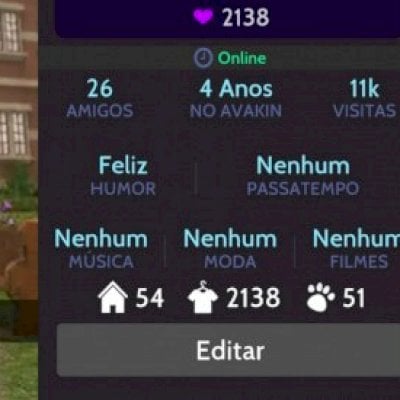 Vendo conta avakin Life original quatro anos de uso