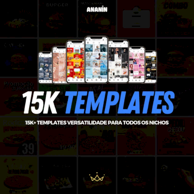 +15K Templates Canva - Pack de todos os Nichos