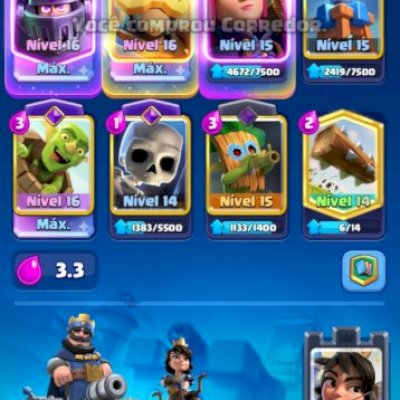 CONTA CLASH ROYALE +12K DE TROFEU