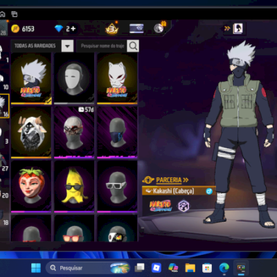 Conta dr ff nível 28, com várias skin da atualidade