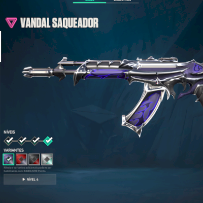 CONTA VALORANT - NO BAN/RESTRIÇÃO - VANDAL SAQUEADORA/ KARAMBIT BANANA