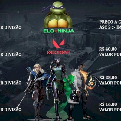 ELOJOB VALORANT + Eloboost, Duoboost + PROMOÇÃO