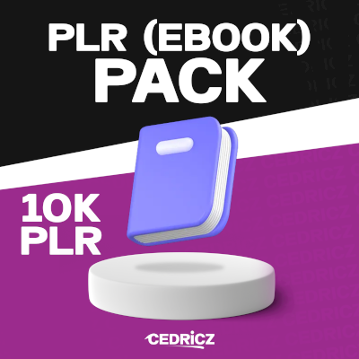 Pack de 10.000 E-books PLR editáveis