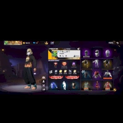 Conta de Free fire lv, 70