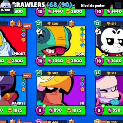 Conta Brawl Stars 25k de troféus