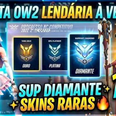 CONTA Smurf OW2 | SUP DIAMANTE / DPS PLATINA | SKINS RARAS